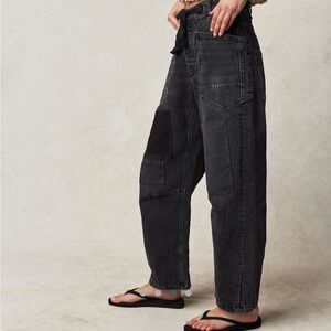 We the free moxie pull on barrel Jean